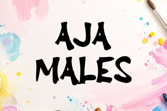 Aja Males: The Hand-Drawn Typeface for Authentic Brands