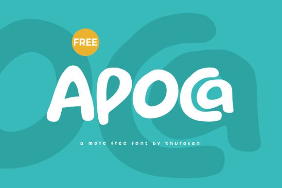 Apoca Typeface for Casual Branding