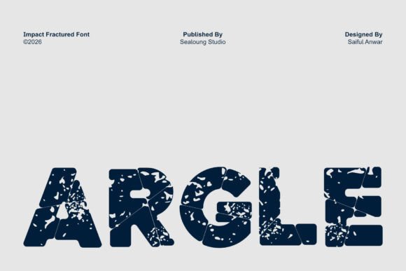 Argle: The Bold Distressed Display Font for Makers