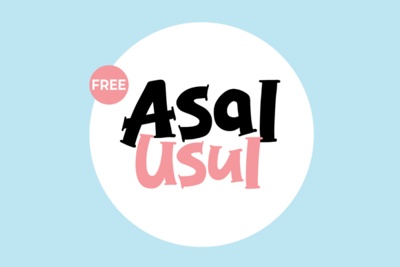 Asal Usul Font for Crafters and Sellers
