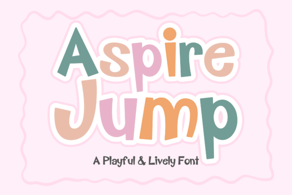 Aspire Jump: The Playful Display Font for Makers