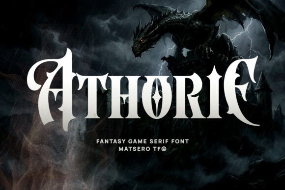 Athorie: A Bold Serif Font for Cinematic Editorial Design