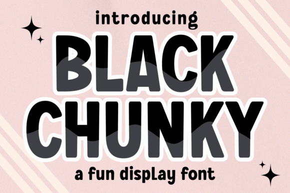 Black Chunky Typeface for Bold Web Design