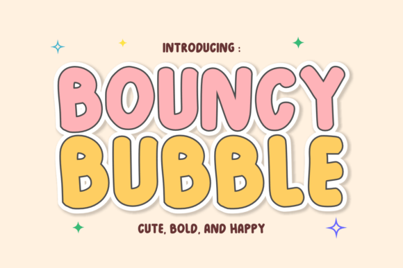Bouncy Bubble Typeface for High-Impact Campaigns