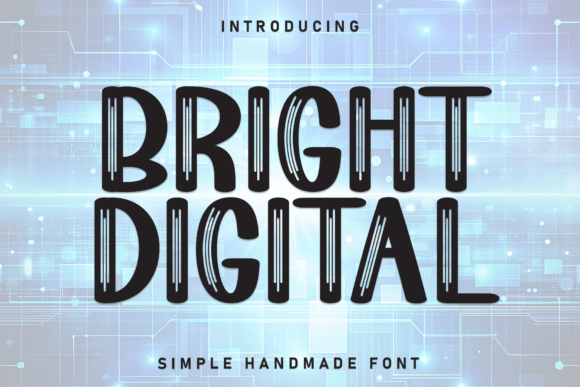 Bright Digital Typeface Review for Modern Brands