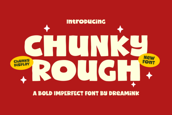 Chunky Rough: The Bold Display Font for Modern Designers