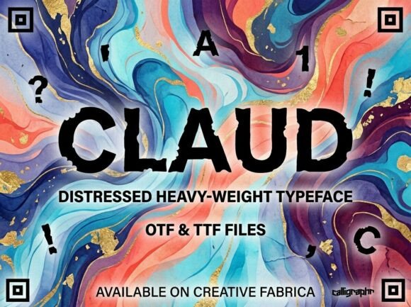 Claud Typeface for Bold Brand Identity