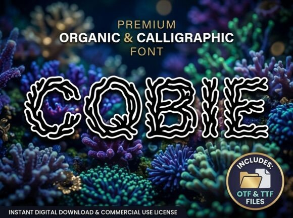 Cobie: An Organic Display Font for Editorial Design
