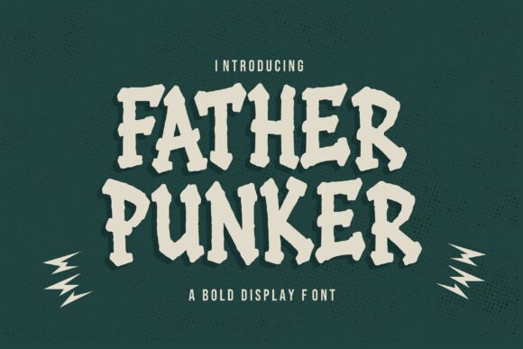 Father Punker: Bold Display Fonts for Crafters