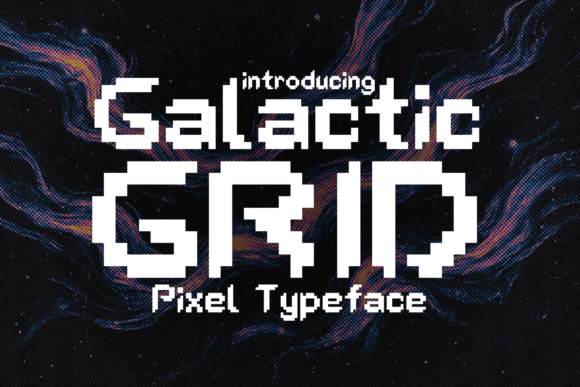 Galactic Grid: A Futuristic Display Font for Modern Editors
