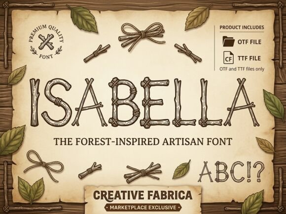Isabella: The Rustic Display Font for Wild Brands