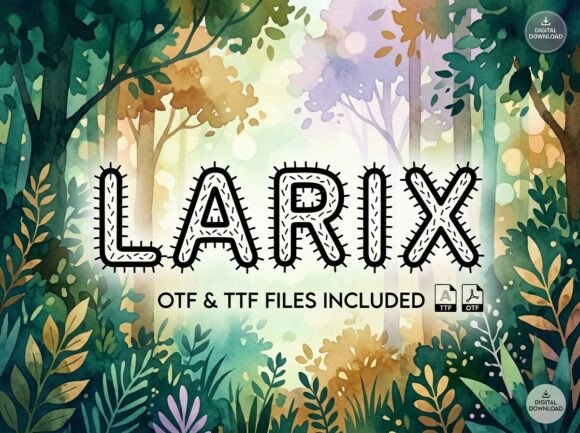 Larix Font Review: A Bold Display Choice for Designers