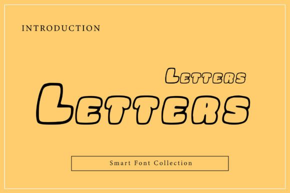 Letters: The Playful Outline Font for Bold Display