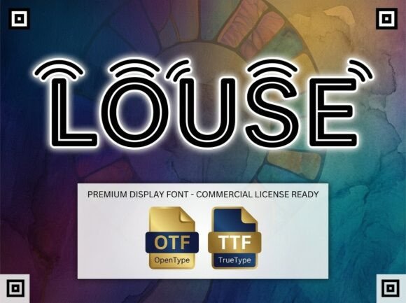Louse: A Modern Display Typeface for Editorial Design
