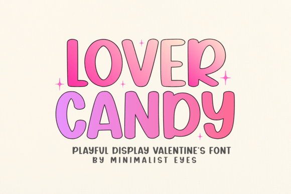 Lover Candy: A Refined Valentine's Day Font for Editorial Design