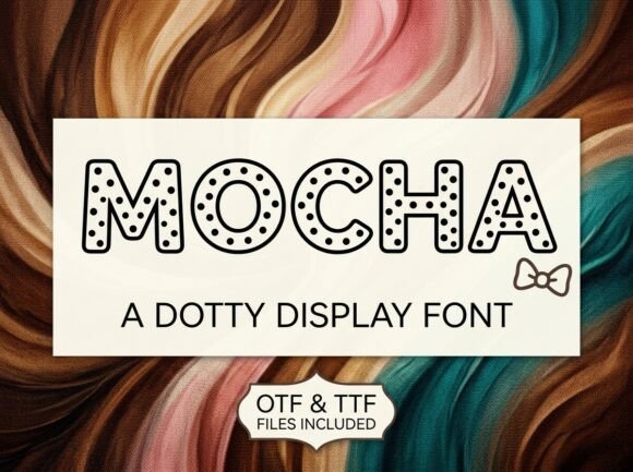 Mocha Typeface for Vintage Branding