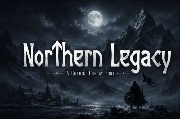 Northern Legacy: A Gothic Typeface for Editorial Impact