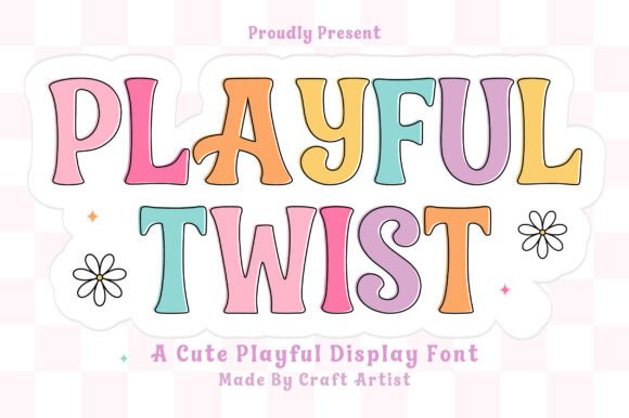 Playful Twist Font for Bold Campaign Design