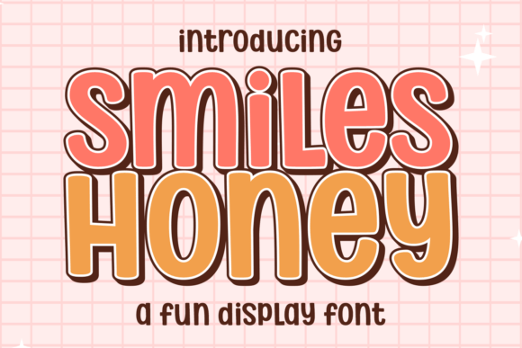 Smiles Honey: A Retro Display Font for Crafters