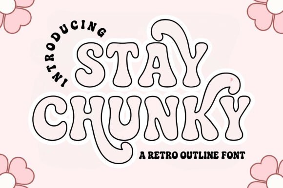 Stay Chunky Outline Font for Bold Web Design