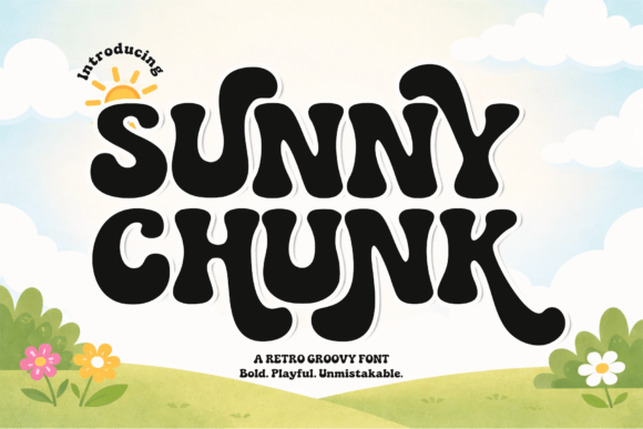 Sunny Chunk: The Retro Font for Bold Branding