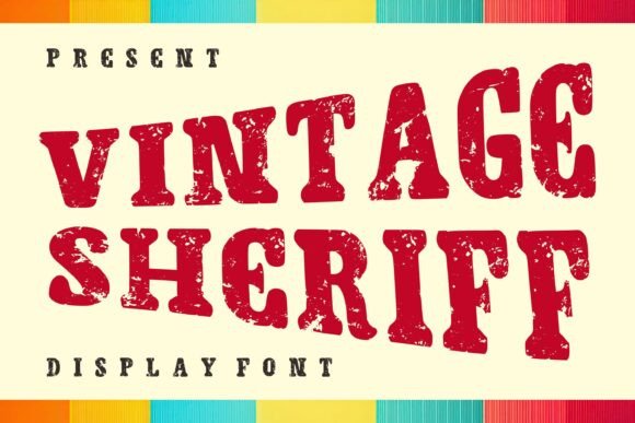 Vintage Sheriff Font for Bold Business Branding