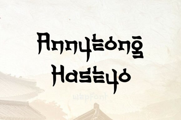 Why Annyeong Haseyo is the Perfect Display Font for Modern Brands