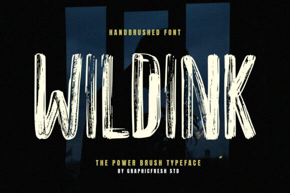 Wildink Font: Bold Brush Typography for Makers
